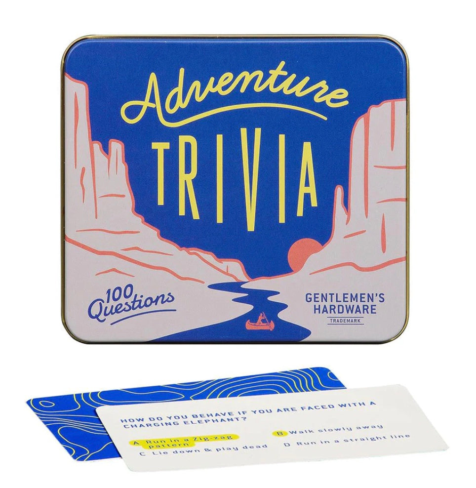 Adventure Trivia Card Game (Tin Case)