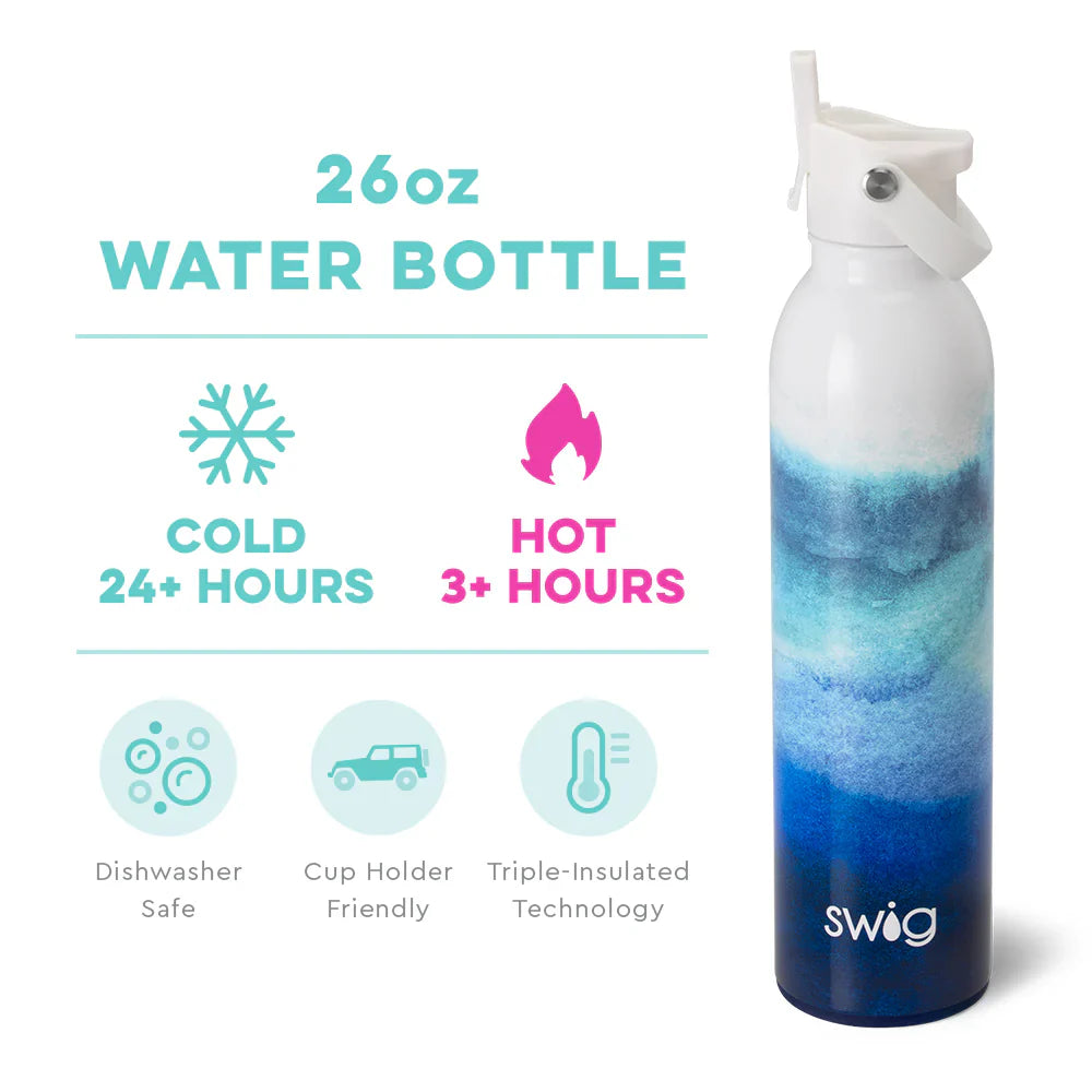 Swig Life - Sapphire Flip + Sip Bottle 26oz