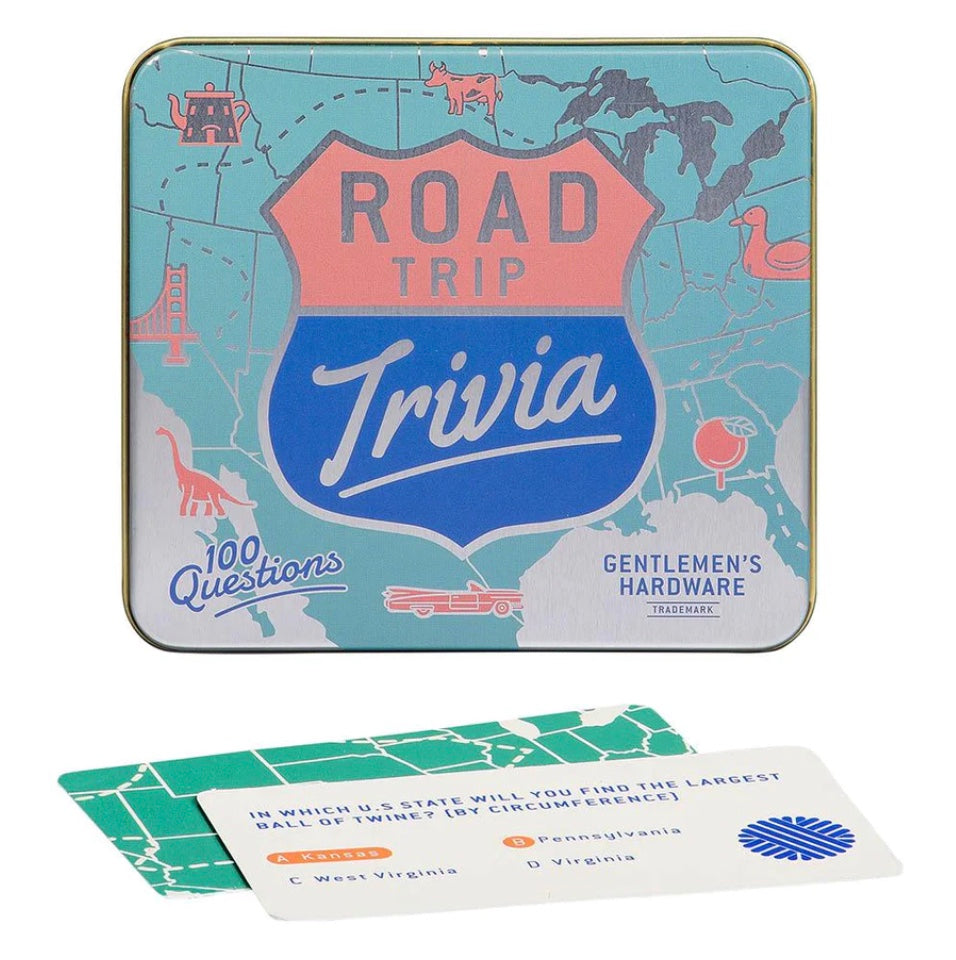 Road Trip Trivia Quiz Game (Tin Case)