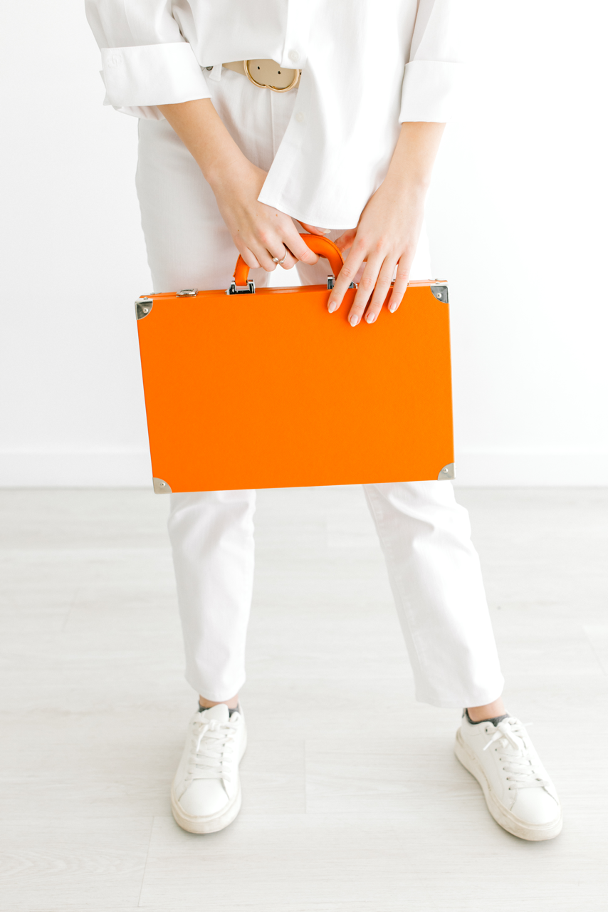 Ellen Backgammon Board - Orange